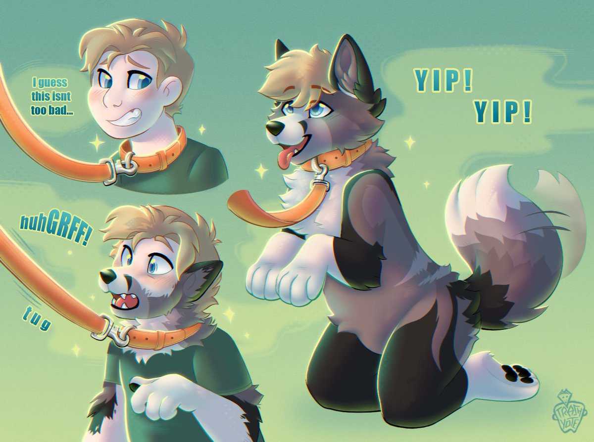 Puppy headspace is no joke, especially when it becomes your reality!
Finished YCH for Astutewinter 🐕
#transfur #TFTuesday