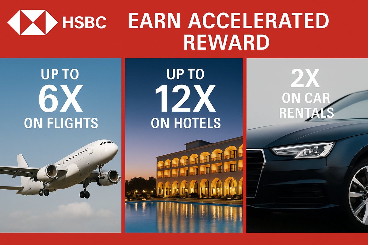 Ashwin (@drgrudge) on Twitter photo ๐จ HSBC launches Smartbuy/iShop like accelerated rewards program!
This is even better than both HDFC and ICICI! ๐ฅ
Now:
โ๏ธ Earn accelerated
โ๏ธโ๏ธ Burn 1:1 (no cap like 70-30 of HDFC)
โ๏ธโ๏ธโ๏ธ Transfer to hotel/airline partners! (highest number of partners in 1:1)
All you need to ๐จ HSBC launches Smartbuy/iShop like accelerated rewards program!
This is even better than both HDFC and ICICI! ๐ฅ
Now:
โ๏ธ Earn accelerated
โ๏ธโ๏ธ Burn 1:1 (no cap like 70-30 of HDFC)
โ๏ธโ๏ธโ๏ธ Transfer to hotel/airline partners! (highest number of partners in 1:1)
All you need to