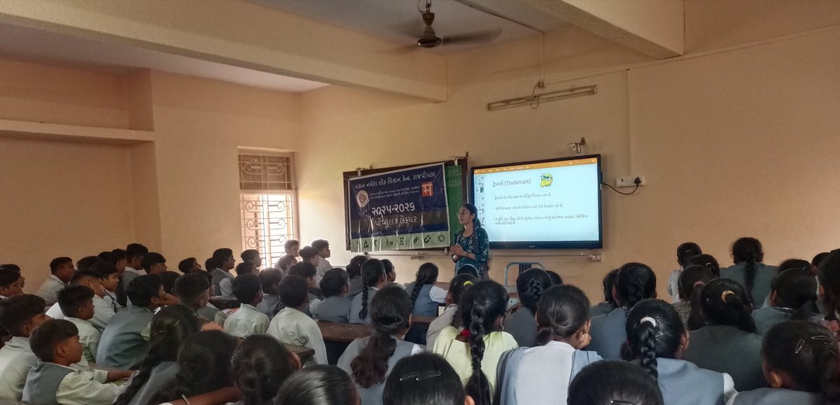 IP & Innovation Lab RAJPIPLA (@iplab_rajpipla) on Twitter photo An Intellectual Property Rights Awareness Session was conducted at AMBUBHAI PURANI HIGH SCHOOL, RAJPIPLA with the objective of creating awareness among students about the importance of IPR in today's world.
<a href="/InfoGujcost/">Gujarat Council on Science & Technology 🇮🇳</a>
<a href="/dstGujarat/">Department of Science & Technology, Gujarat</a>
<a href="/IndiaDST/">DSTIndia</a>
<a href="/narottamsahoo/">Narottam Sahoo</a>
<a href="/Punam_Bhargava/">Poonam</a> An Intellectual Property Rights Awareness Session was conducted at AMBUBHAI PURANI HIGH SCHOOL, RAJPIPLA with the objective of creating awareness among students about the importance of IPR in today's world.
<a href="/InfoGujcost/">Gujarat Council on Science & Technology 🇮🇳</a>
<a href="/dstGujarat/">Department of Science & Technology, Gujarat</a>
<a href="/IndiaDST/">DSTIndia</a>
<a href="/narottamsahoo/">Narottam Sahoo</a>
<a href="/Punam_Bhargava/">Poonam</a>