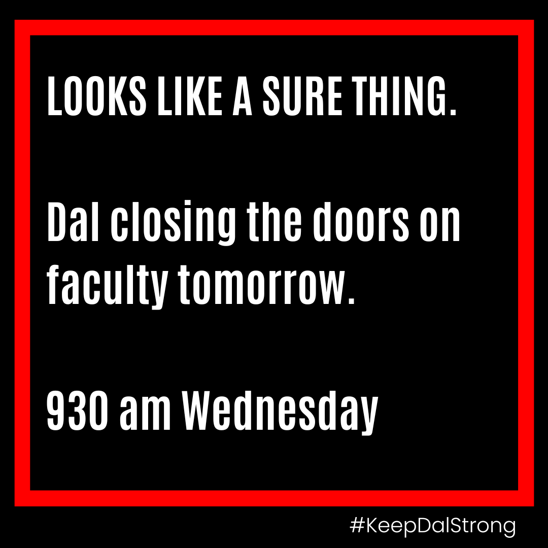 Dalhousie Faculty Association (@dalfacultyassoc) on Twitter photo Nearly 1000 DFA members will be put to the picket lines tmr 930 am by <a href="/DalhousieU/">Dalhousie University</a>. A first for Canada's research intensive universities. Reckless move by the Board - jeopardizing the fall term, ruining relations with faculty for years. Join the picket lines to #keepdalstrong Nearly 1000 DFA members will be put to the picket lines tmr 930 am by <a href="/DalhousieU/">Dalhousie University</a>. A first for Canada's research intensive universities. Reckless move by the Board - jeopardizing the fall term, ruining relations with faculty for years. Join the picket lines to #keepdalstrong