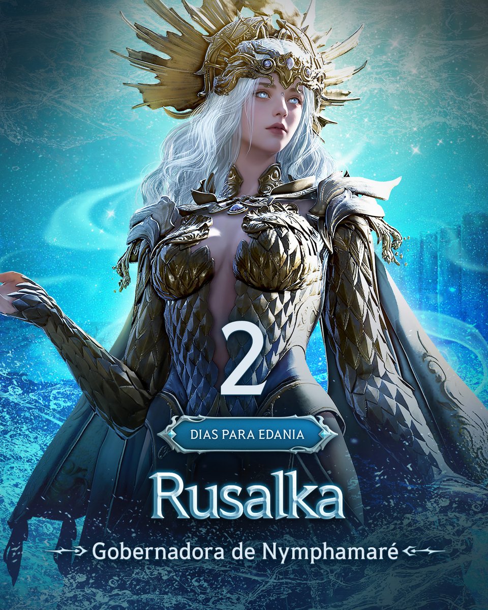 BDO_SA_ES's tweet photo. 🗓️ ¡FALTAN 2 DÍAS!
Rusalka, Reina de las Sirenas, susurra desde las profundidades del Mar Esmeralda. 🌊✨
Descubre su misterio en Edania, PRÓXIMAMENTE.
• • •
#BlackDesert #BlackDesertPC #BlackDesertOnline #BlackDesertGame #BDO #MMORPG #MMO #EDANIA https://t.co/h4tdot8tLS