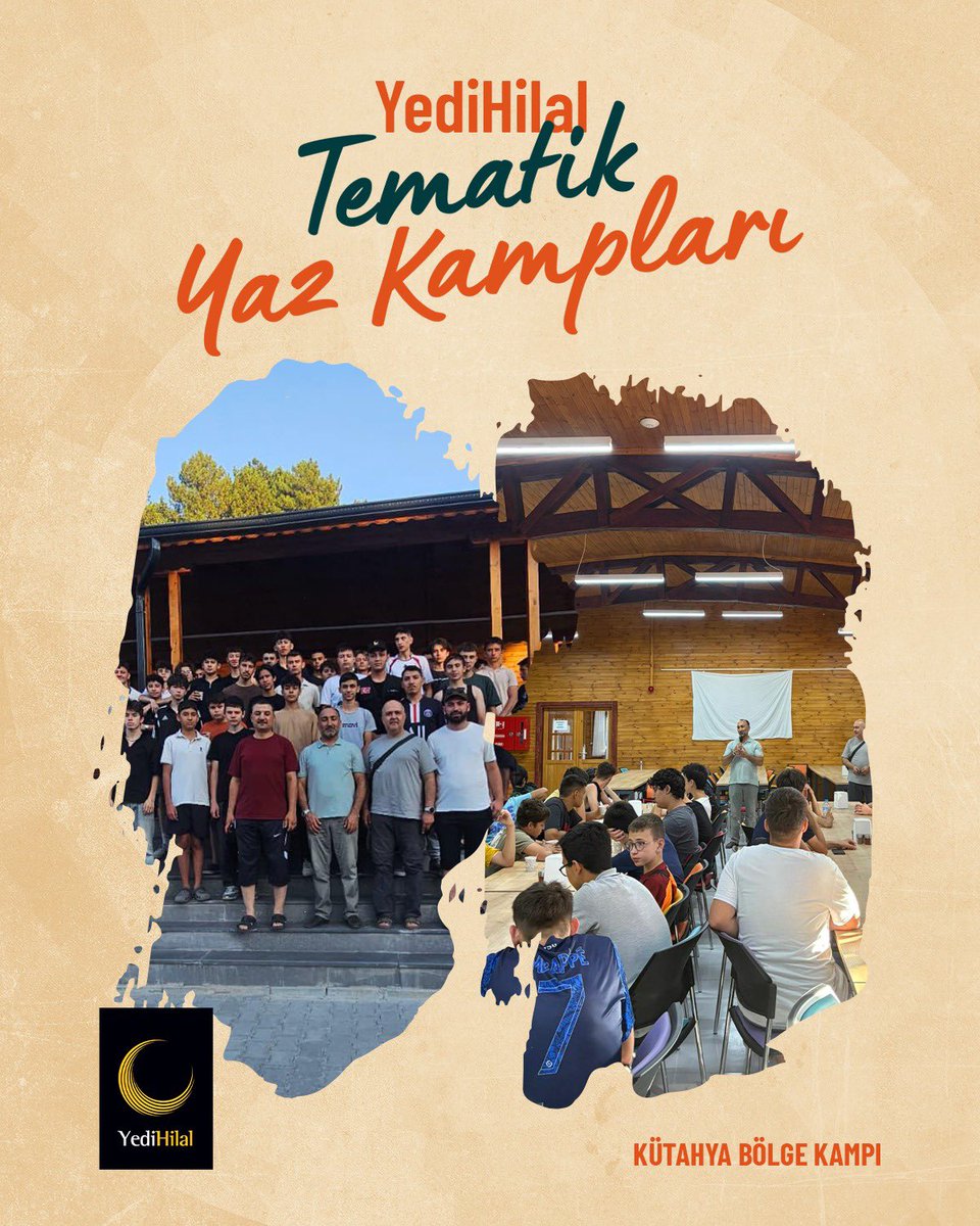🔥 YediHilal Tematik Yaz Kampları tüm hızıyla devam ediyor!

15 – 17 Ağustos tarihleri arasında Ankara, Sivas, İstanbul ve Kütahya’da bir araya geldik. 🏕️✨
