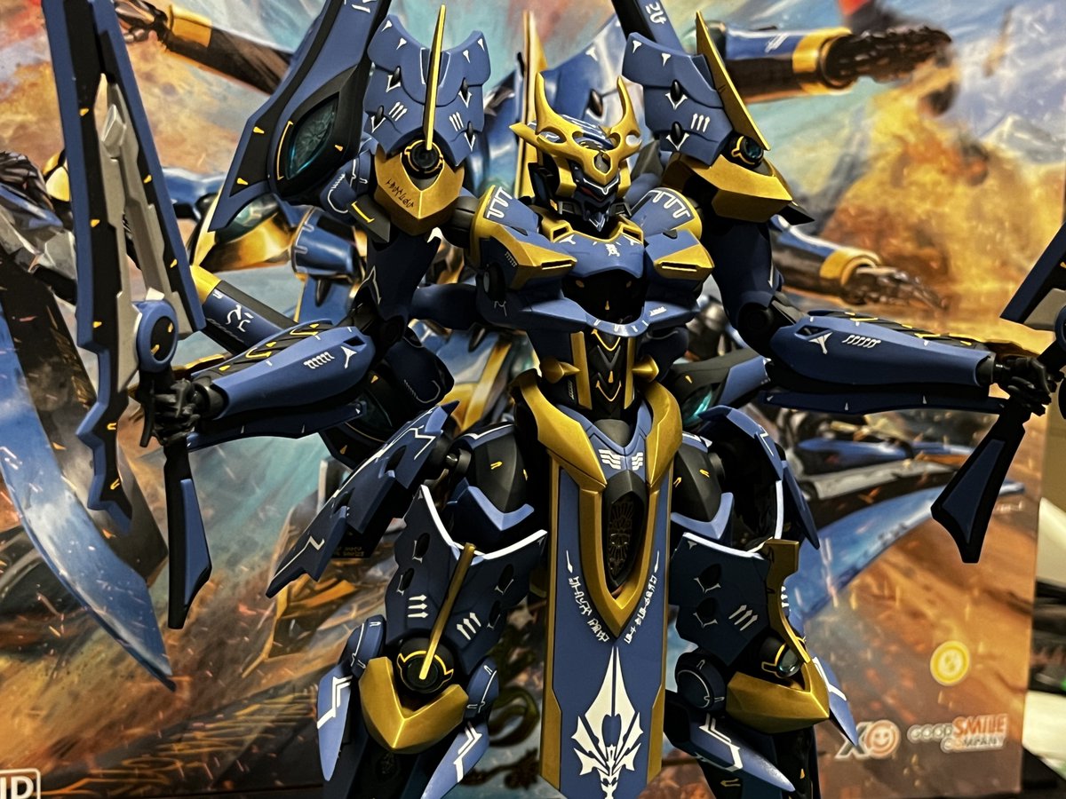 k_atra's tweet photo. #MODEROID  DX-SCALE イカルガ
完成とします。
ゴールドはランナー塗装、クリアパーツの裏はシルバーのマーカー塗装です。
それ以外はそのまま組んでます。
デカールも貼って、クリアパーツ以外はつや消しでトップコート。
めちゃくちゃ良いですねこのキット。
達成感と満足感がすごい…！ https://t.co/kavssVq99K