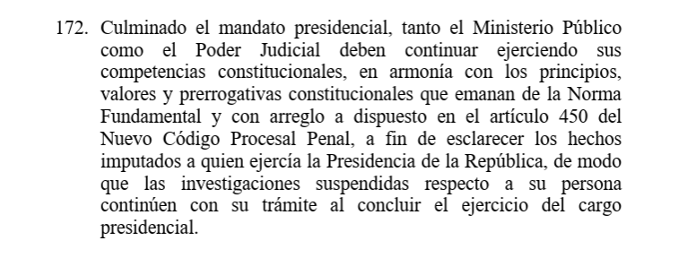 jsudaka's tweet photo. 🚨El Tribunal Constitucional blinda a Dina Boluarte y suspende todas las investigaciones que hay contra ella. 

Retoma el criterio de solo investigar cuando acabe el mandato, y con ello facilita que la presidenta desaparezca evidencias de los delitos en los que pueda incurrir. https://t.co/imMQgCqLyb