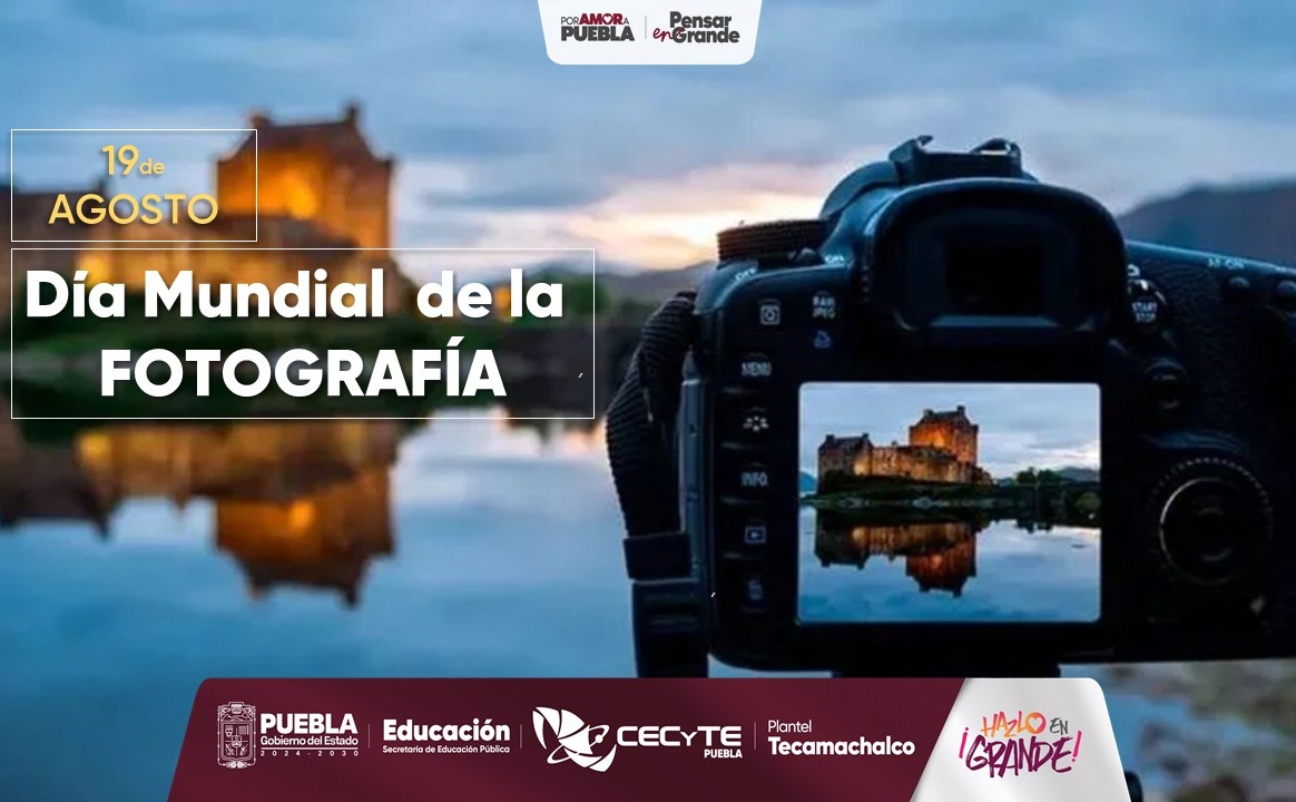 📸Cada click congela un momento para siempre, cada imagen cuenta una historia única, cada foto que tomas es parte de la historia visual de la humanidad.
Una imagen = mil palabras un momento = memoria eterna. 
#PorAmorAPuebla #PensarEnGrande #CECyTEPuebla #HazloEnGrande
