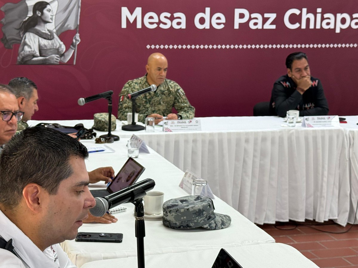 ¡En esta Nueva ERA trabajamos todos los días por la paz de Chiapas!