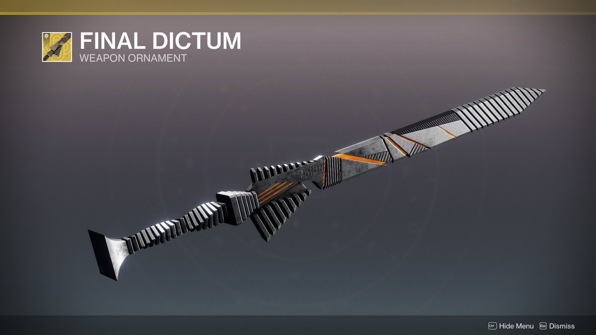 Weekly Ornament for Bright Dust • Final Dictum Ergo Sum Ornament 