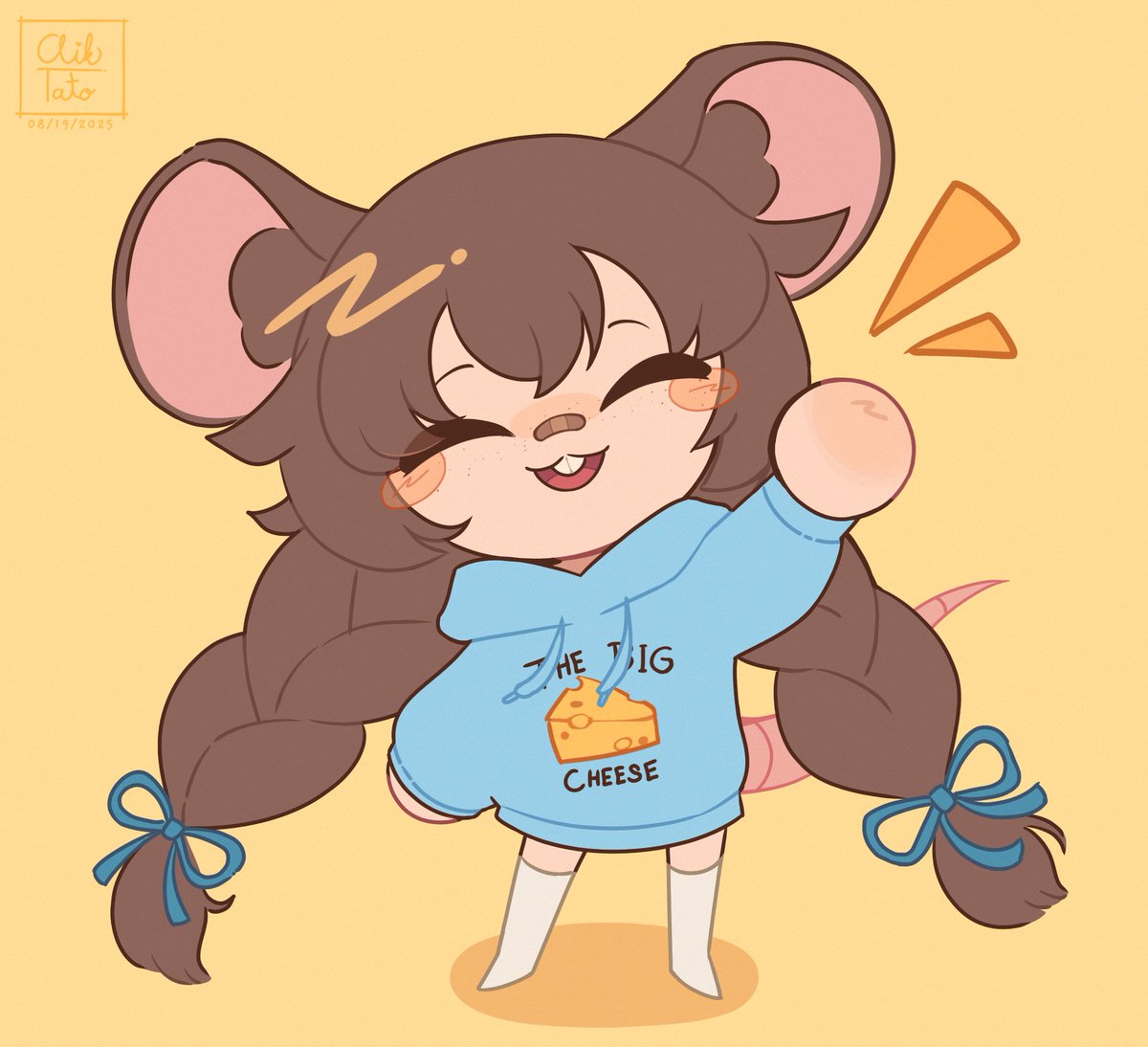 aikpotato | almost active🌙🍂 (@aiktato_2) on Twitter photo Fanart for Zumi 🧀🐁
<a href="/ZumiVT/">Zumi! 🐭🧀 Partner Mouse Vtuber</a>
Genuinely, thank you so much!🧡✨ !^^
#ZumiVTArt #Vtuber #Chibiart Fanart for Zumi 🧀🐁
<a href="/ZumiVT/">Zumi! 🐭🧀 Partner Mouse Vtuber</a>
Genuinely, thank you so much!🧡✨ !^^
#ZumiVTArt #Vtuber #Chibiart