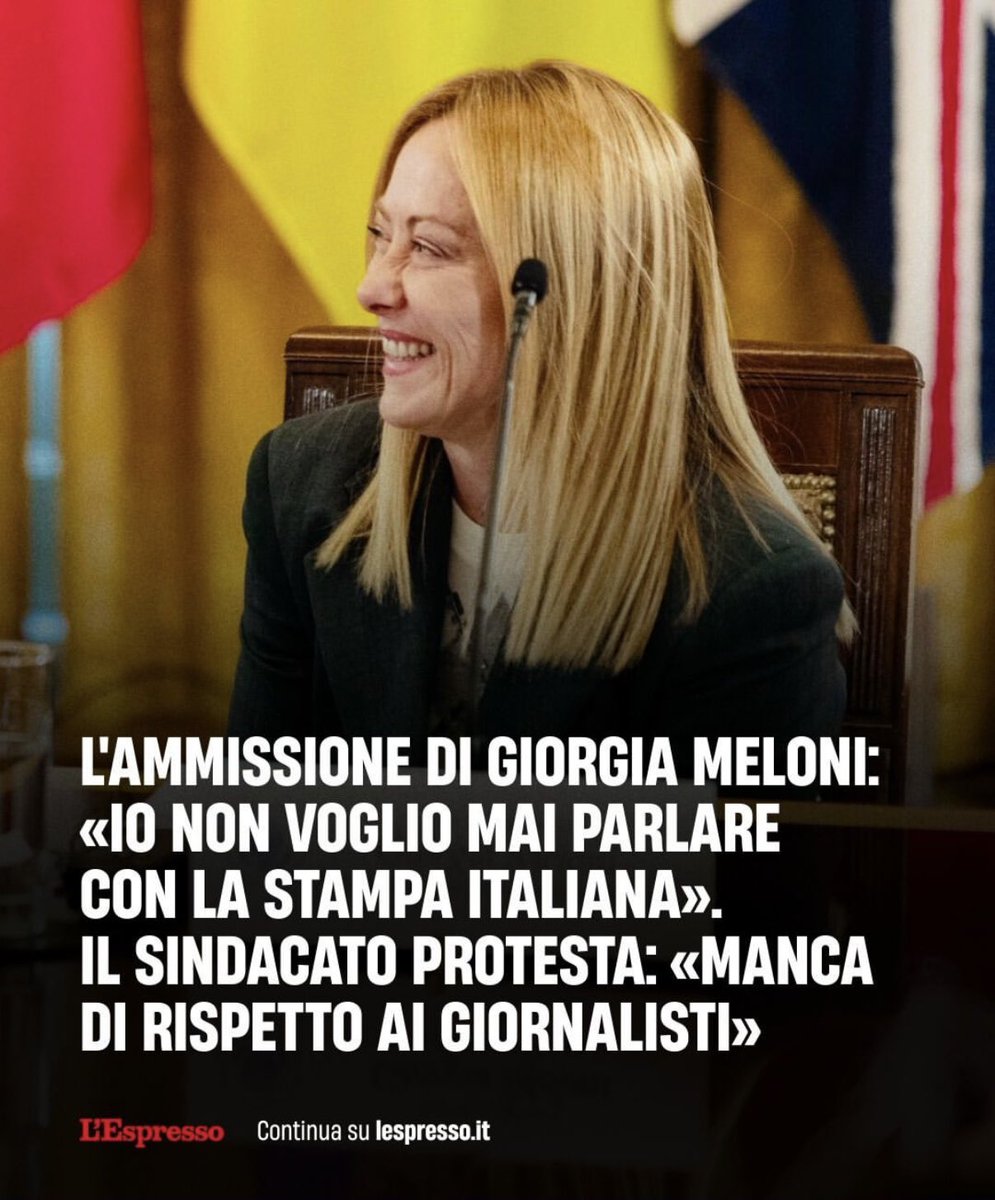 Chi l’avrebbe mai detto? In fondo in Italia fa una conferenza stampa all’anno, quando non la rimanda….￼