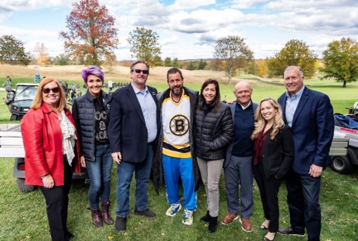 Fun day last fall on the set of Happy Gilmore 2 which shot in New Jersey.  ⁦<a href="/AdamSandler/">Adam Sandler</a>⁩ was awesome and so psyched about our state’s tax credit program and assistance provided by the best in the world ⁦<a href="/NJMotionPicture/">NJ Motion Picture & TV Commission</a>⁩ ⁦<a href="/NewJerseyEDA/">New Jersey EDA</a>⁩ professionals!