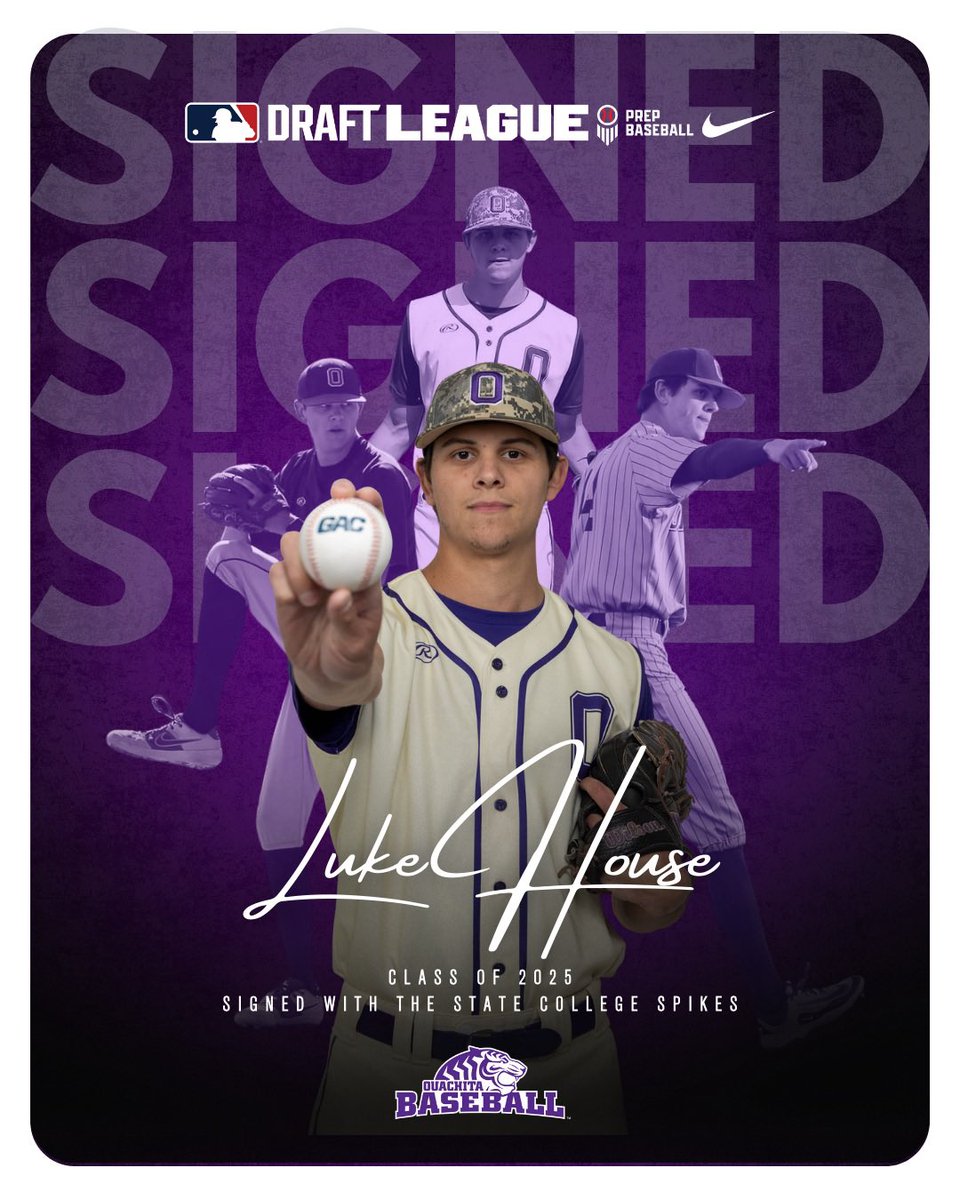 Ouachita Baseball (@ouachitabsb) on Twitter photo Congratulations to <a href="/lhouse215/">Luke House</a> on signing with <a href="/SCSpikes/">State College Spikes</a> βΌοΈ
#RollTigs | #BringYourRoar π
Congratulations to <a href="/lhouse215/">Luke House</a> on signing with <a href="/SCSpikes/">State College Spikes</a> βΌοΈ
#RollTigs | #BringYourRoar π