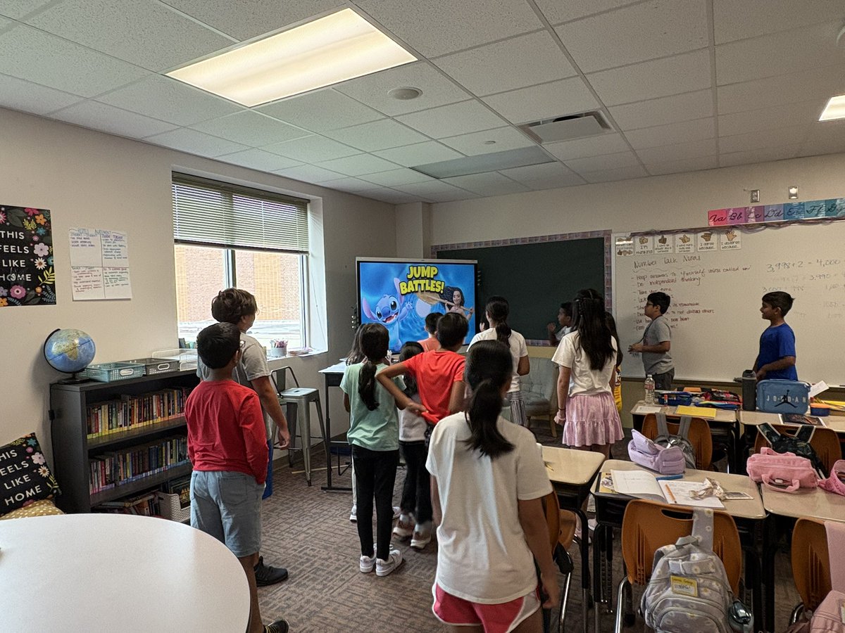 Brain break in class today to get moving! Who knew fifth graders loved Stitch so much more than Moana? 😂 
<a href="/ASE_Dalmatians/">Sullivan Elementary</a>