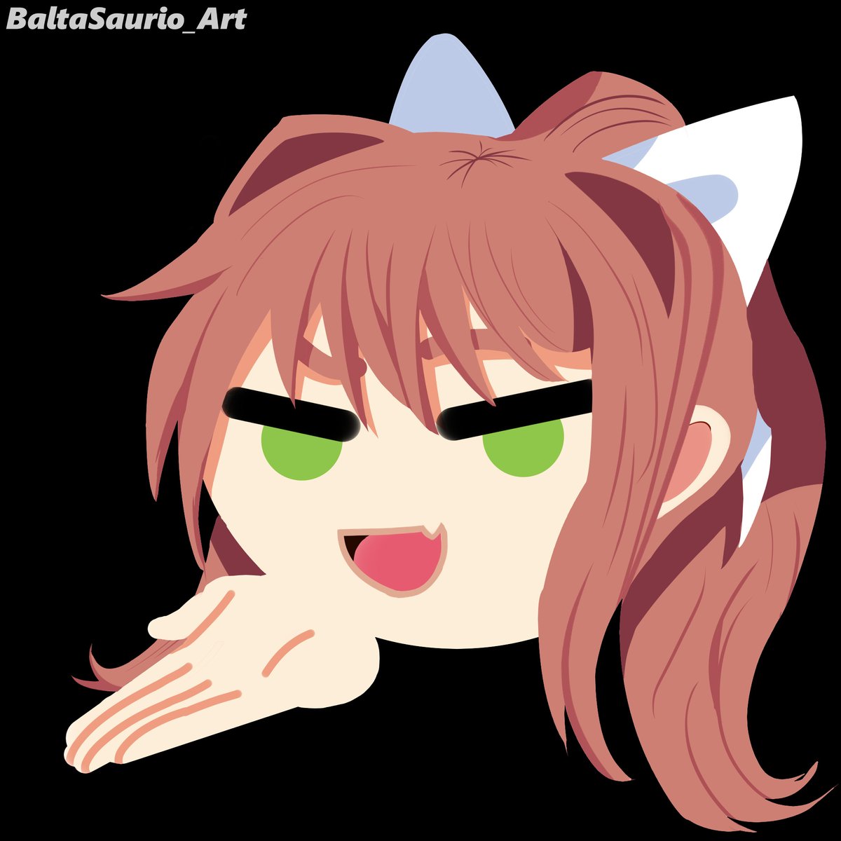 Old Monika Emoji fanart! 🤭💚

#DDLC #ddlcmonika #DokiDokiLiteratureClub #SFWContent #Monika