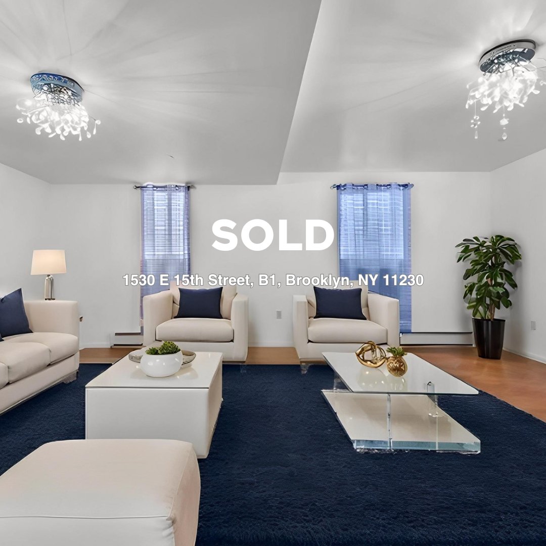 cbreliable's tweet photo. Sold!

Another home sold! We’re excited to announce the successful sale of 1530 E 15th Street, B1, Brooklyn, NY 11230. Congratulations to the buyers and sellers, and a huge thanks to our agents, Sergey Kapchits &amp; Larissa Farberov !

Sell your home with a reliable agent! https://t.co/F4ZrdHqIhU