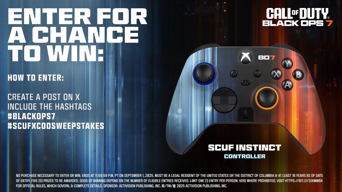 DisRedBeard's tweet image. Who would like a #BlackOps7 Scuff Instinct Controller. Enter the #ScufxCODSweepstakes for your chance to win.  Tell em RedBeard Sent ya.