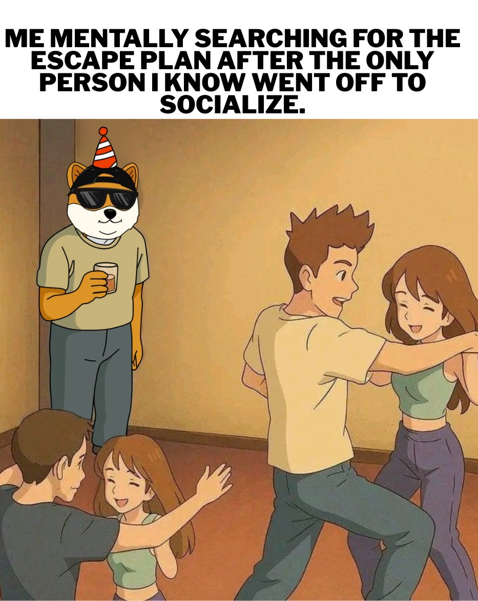 Doge Head (Army) (@dhc_army1) on Twitter photo "I'm pretty sure my superpower is turning invisible when I don't know anyone else. 🦸♂️ (Time to disappear!)
#SocialAnxietyIsReal #WhereDidMyFriendGo #MaybeImABat <a href="/DogeHeadcoin/">Doge Head Coin</a> "I'm pretty sure my superpower is turning invisible when I don't know anyone else. 🦸♂️ (Time to disappear!)
#SocialAnxietyIsReal #WhereDidMyFriendGo #MaybeImABat <a href="/DogeHeadcoin/">Doge Head Coin</a>