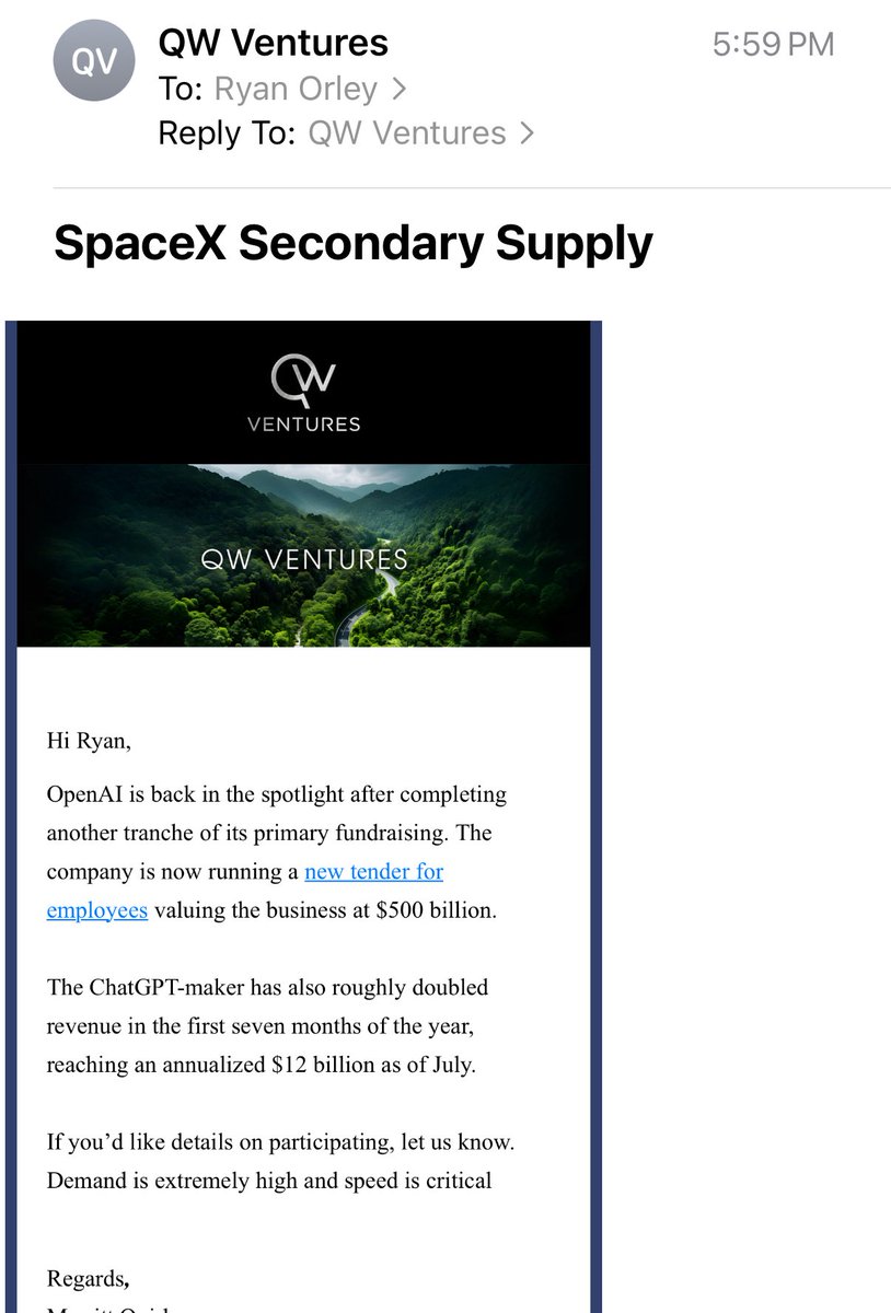 ryanorley's tweet photo. The state of SPV land is now such that subject lines don’t even match bodies https://t.co/JMDOVGCyaR