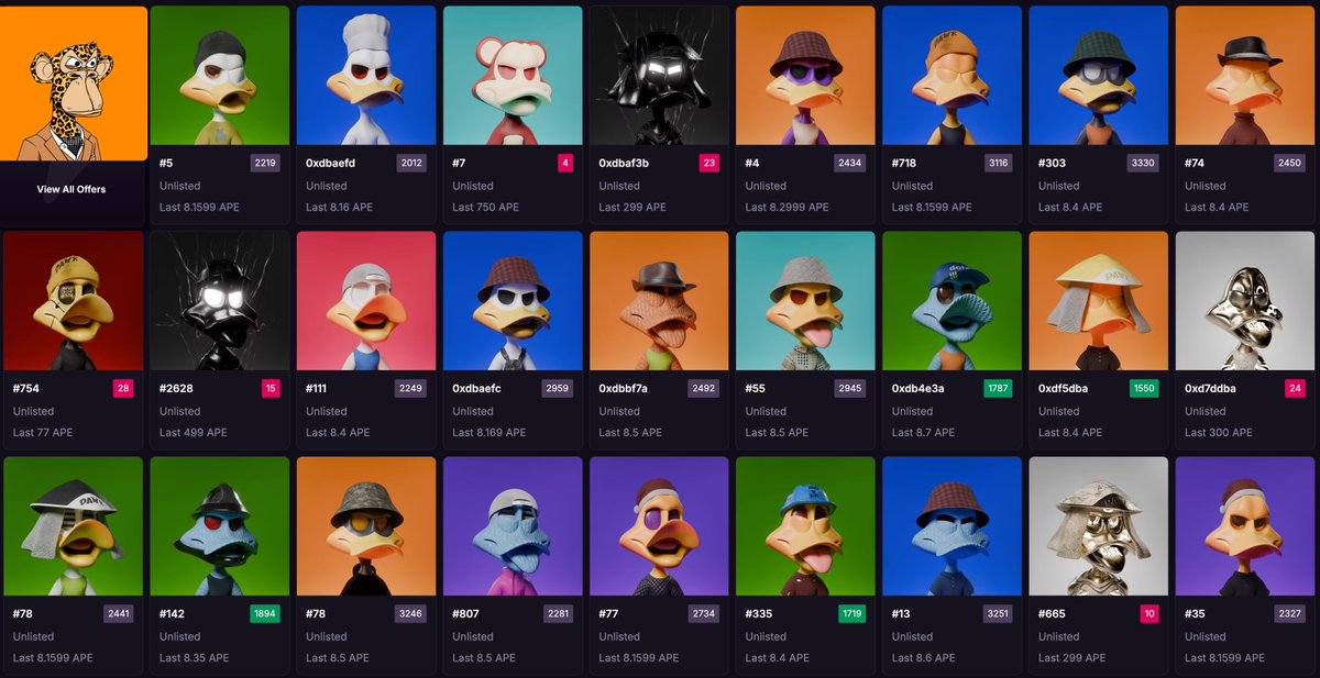 Just bought some rare <a href="/dawnoftheduck/">Dawn of The Duck</a> (s)

I like it and their founder/artist is creating the 3D avatars for <a href="/BullsOnTheBlock/">Bulls On The Block</a> for us   (Yup, @aaronhaber and I acquired the Bulls)  Moore coming soon...