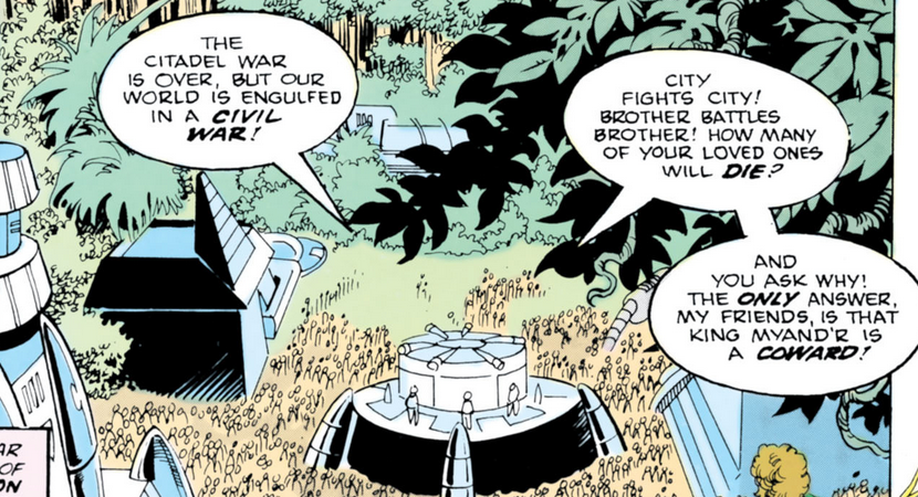 julezeater's tweet image. what I loved most about this version of Komand&apos;r is that she calls out Myand&apos;r for allowing the citadel to take his daughter. Instead of having Komand&apos;r sell and torture her sister, the blame is pushed on their parents for giving up their child without a fight.