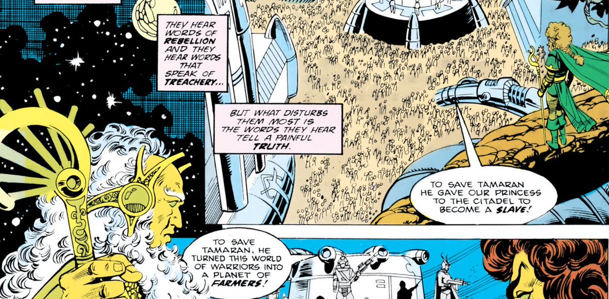 julezeater's tweet image. what I loved most about this version of Komand&apos;r is that she calls out Myand&apos;r for allowing the citadel to take his daughter. Instead of having Komand&apos;r sell and torture her sister, the blame is pushed on their parents for giving up their child without a fight.