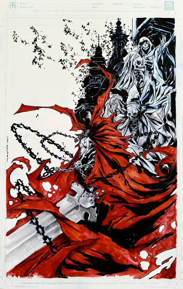 SpawnArchive's tweet photo. Unused Spawn cover (2024). Art by @03Randal
#Spawn https://t.co/j94L3Q9Eqq