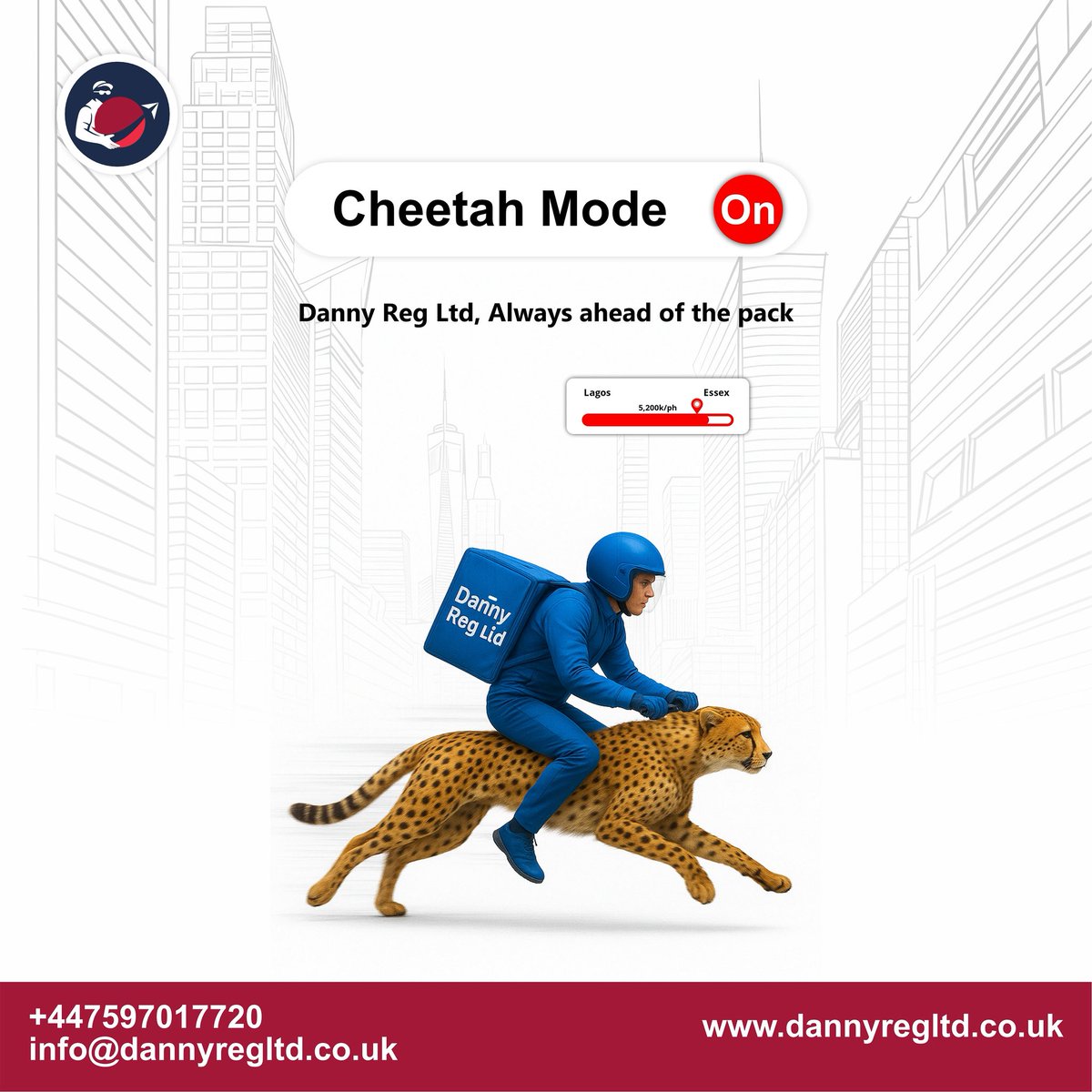 dannyregltd's tweet photo. Speed redefined 🚀. At Danny Reg Ltd, we’re always ahead of the pack. #CheetahModeOn https://t.co/pUjAKrYpcv