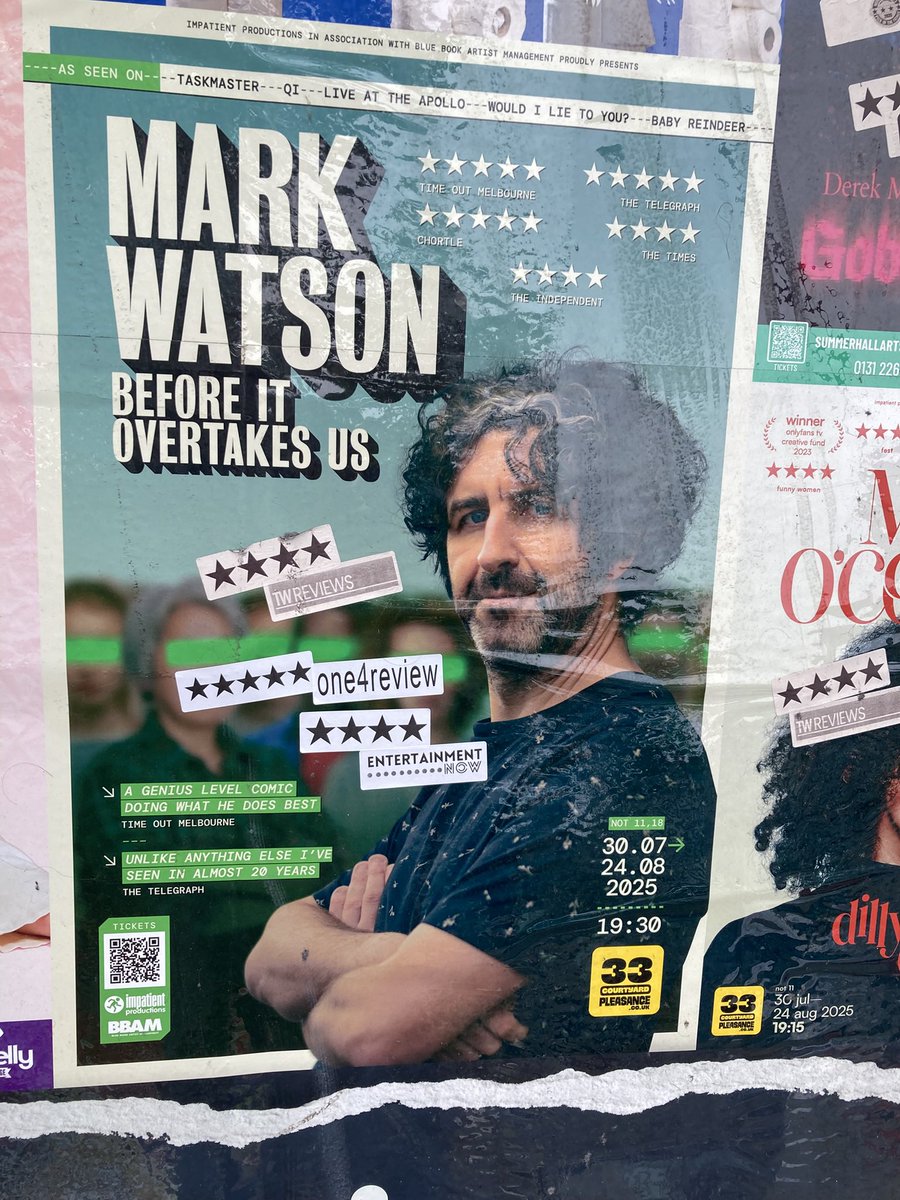 MaggyPigott's tweet photo. #MarkWatson was as consistently funny as ever. Our favourite #EdFringe #comedian - a view shared by many judging by numbers attending & laughter level!
And huge congratulations to the person doing an hour of sign language - keeping up must have been challenging!!
Go!
#comedy https://t.co/c45SkLu0L0