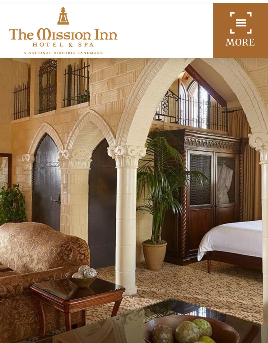 SuzanneVia51937's tweet image. This hotel holds so many great memories for me. This place is a living piece of history and a truly magical escape. ✨

Here is the link to book: missioninn.com

#MissionInn #RiversideCA #HistoricHotel #TravelCalifornia #ArchitectureLovers
