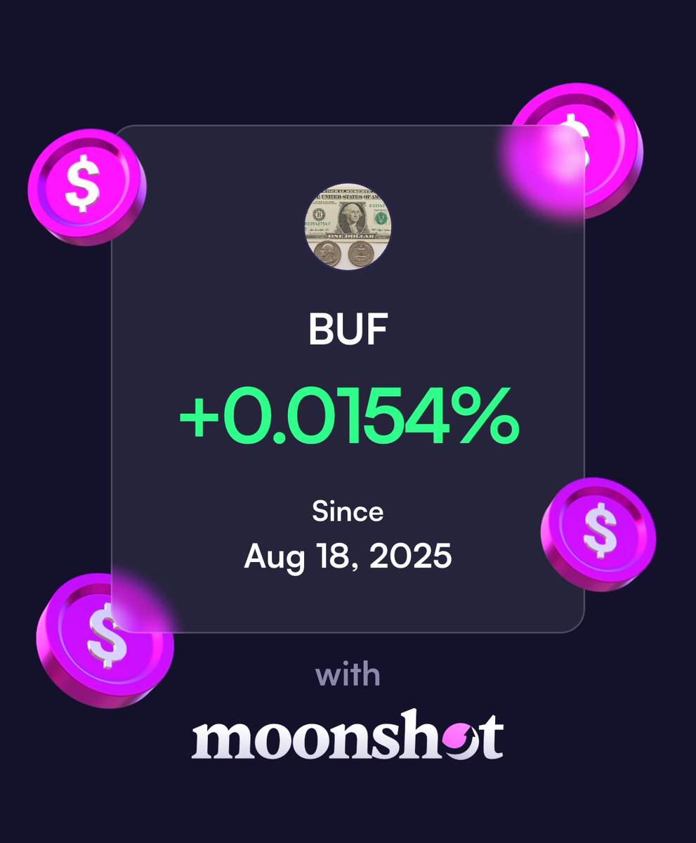 Bucck_50's tweet photo. Day 2 of buck fifty coin (BUF) on moonshot! As of now including myself there are ✨TWO✨ shareholders so if you want to get in early the link is below! 💵🪙
#CryptoTrading #buckfiftycoin #moonshot #BUF https://t.co/fgpRAIlRug https://t.co/jfqqBTsw9v