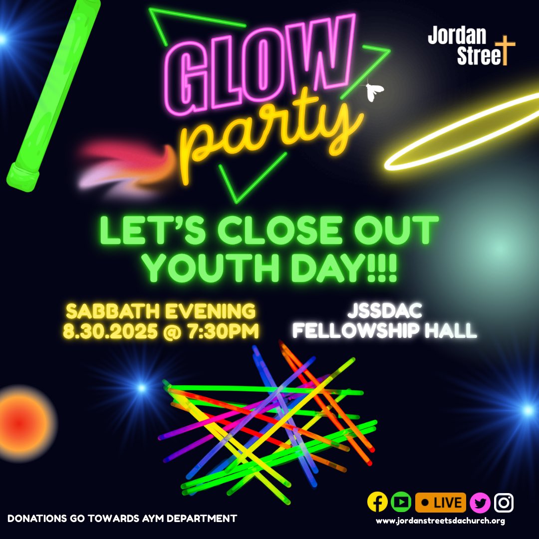 JSSDAC's tweet image. 🧒🏾 👧🏽 👦🏿 

🤍 New updates for our upcoming Youth Day celebration!

🤍Join us for an event filled day of fellowship and praise!

🤍 Don’t forget to wear the color WHITE!!!!! ⚪️

#JSSDAC #AllWhiteYouthDay #fellowship