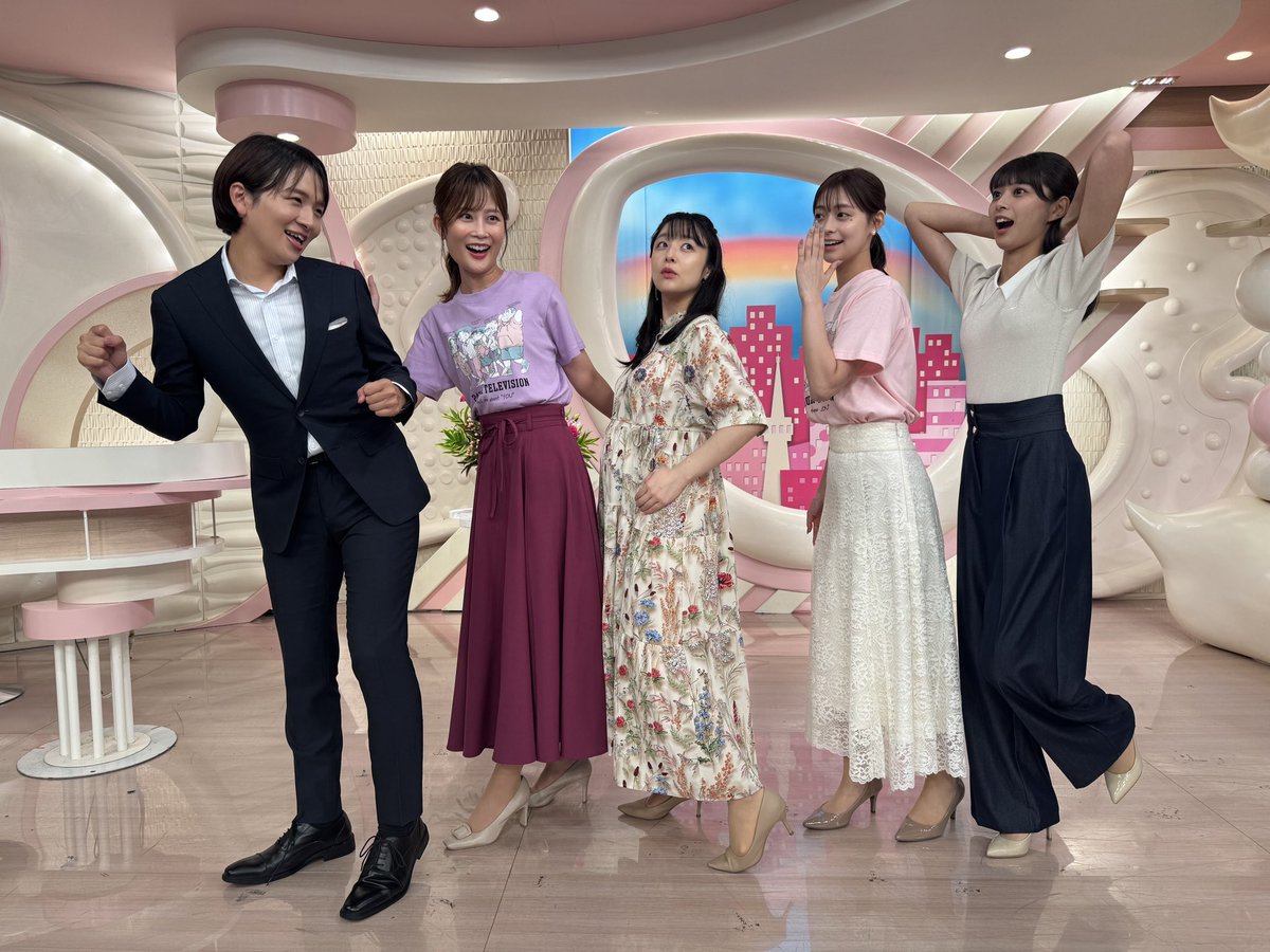 オフショット】 せっかくなので #水曜メンバー も #チャリTシャツ を