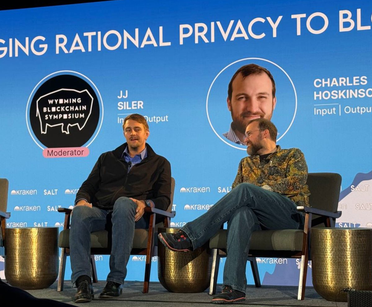 🦬 It was a pleasure to moderate for <a href="/IOHK_Charles/">Charles Hoskinson</a> at the incredible <a href="/SALTConference/">SALT</a>, in Jackson, WY.