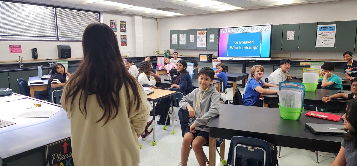 Team building to make connections and create a community during Bobcat Time.