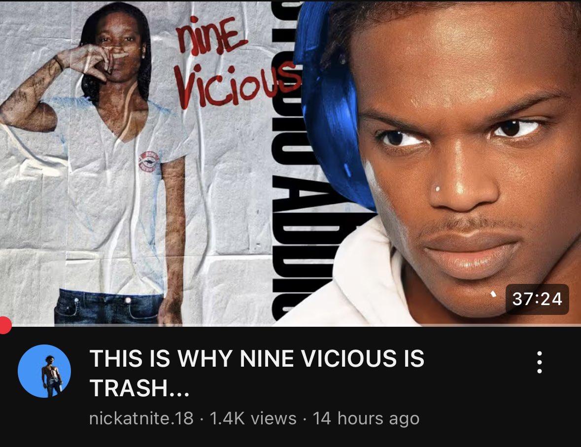 Nine Vicious is easily the most overrated rapper in the UG…