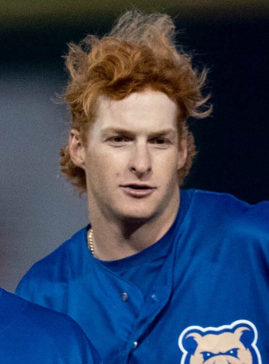 SpiegelSports's tweet image. No one will convince me that #Cubs Owen Caissie is not somehow related to Brad from Bachelor Party. @Cubs #MLB #chicagocubs