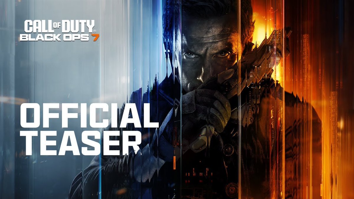 🚨The official Call of Duty Black Ops 7 teaser trailer is here. What are your thoughts on the reveal? Hyped for the action, or holding out for more details?🎮💥