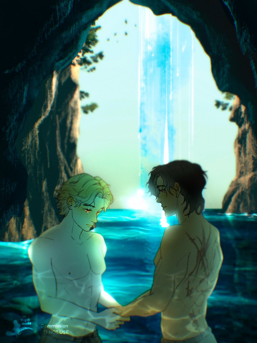 inightmode's tweet photo. A commission for author Kim Jade 🤍✨ (1/2)

This time she entrusted me a book scene of her lovely story! 🥹😭🤍

#Commission #ArtCommission #Wattpad #bl https://t.co/8FE662pOa5