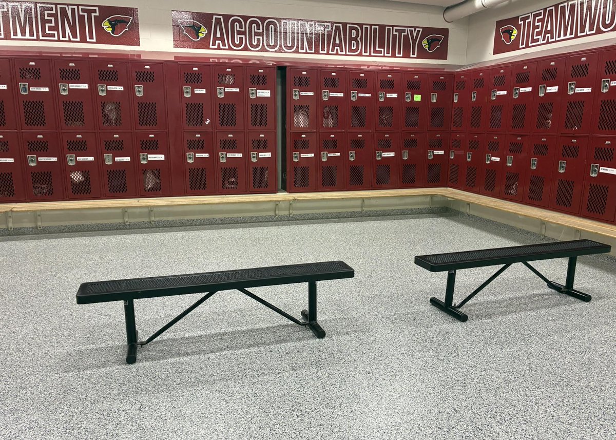Hold each other accountable. Clean locker room day 1. #TPW