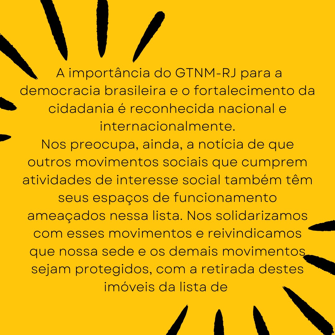 Rede de Comunidades e Movimentos Contra Violência tweet media