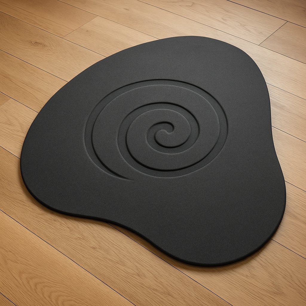 mentflexx's tweet image. We don’t follow trends. We follow glyphs. Each mat is a compass—non-toxic, non-rectangular, vertically inscribed. Not for yoga. Not for décor. For those who move with meaning. #ProtocolObjects #GlyphLogic #SymbolicSurfaces Co Co Bloom