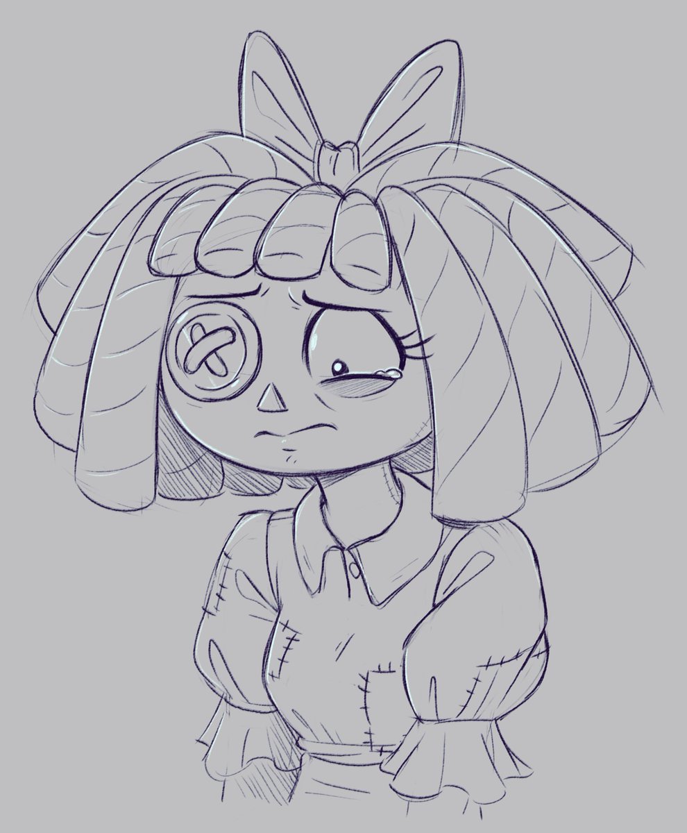 MatMADNESSart's tweet photo. Doodle I did of Ragatha from episode 6 (someone please hug this girl!) https://t.co/RdOtFGfeUD