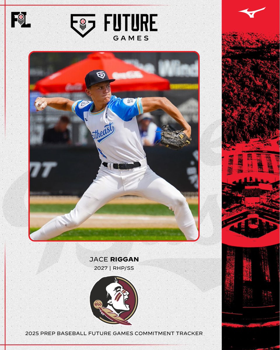 Prep Baseball Florida (@prepbaseballfl) on Twitter photo #πππ
πππ ππ¨π¦π¦π’ππ¦ππ§π ππ©ππππ
'27 RHP/SS Jace Riggan (<a href="/NFC_Baseball/">NFC Baseball</a>) has committed to <a href="/FSUBaseball/">FSU Baseball</a>.
Congratulations to Jace and his family. 2nd Florida commitment from #TeamSE
<a href="/eastcoastbball/">East Coast Sox Baseball</a>
π€: loom.ly/O9pe_I8 #πππ
πππ ππ¨π¦π¦π’ππ¦ππ§π ππ©ππππ
'27 RHP/SS Jace Riggan (<a href="/NFC_Baseball/">NFC Baseball</a>) has committed to <a href="/FSUBaseball/">FSU Baseball</a>.
Congratulations to Jace and his family. 2nd Florida commitment from #TeamSE
<a href="/eastcoastbball/">East Coast Sox Baseball</a>
π€: loom.ly/O9pe_I8