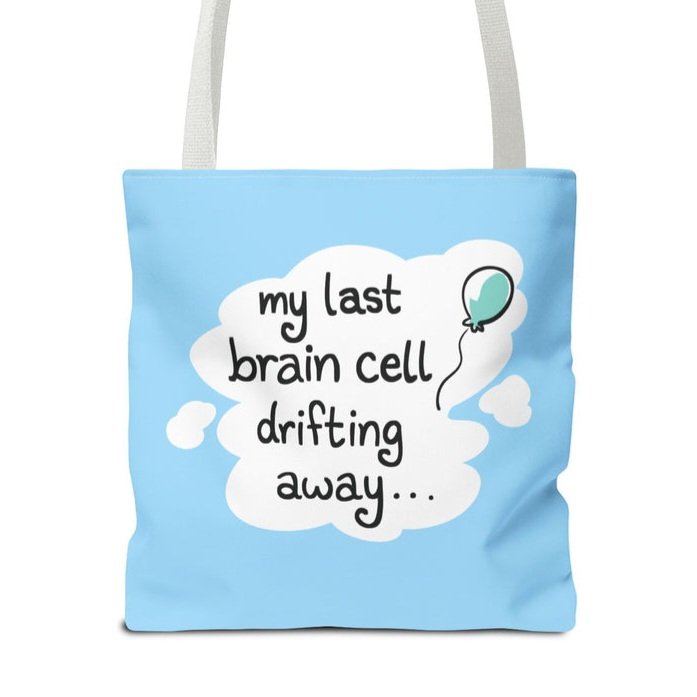 I trapped him on a tote