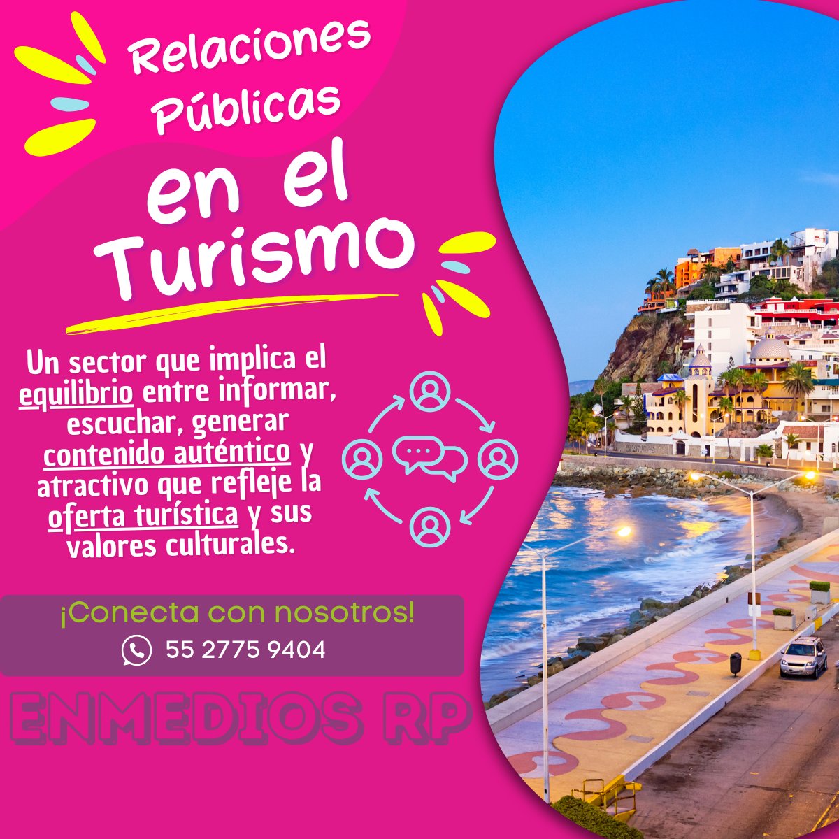 Las Relaciones Públicas en #turismo van más allá de la promoción. Son clave para crear #confianza y conectar con #viajeros y comunidades. Descubre cómo en nuestro LinkedIn. goo.su/8lETxKh 🌍✈️ 

#Turismo #RelacionesPúblicas #Comunicación