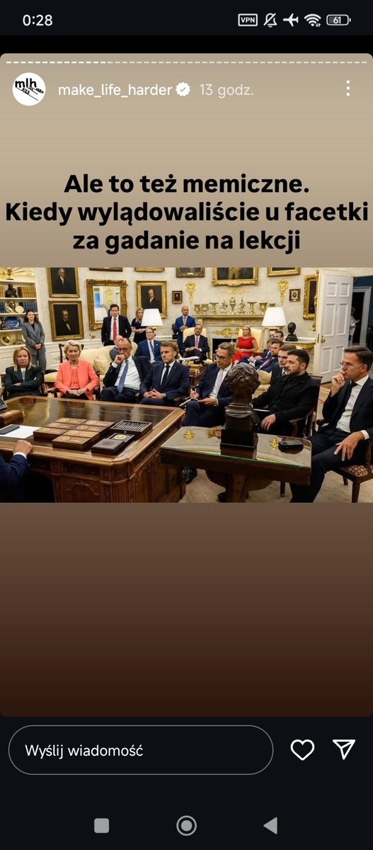 Ej, ale czaicie to, całe życie dążycie do jakichś stanowisk i w ogóle - tylko po to, żeby trafić na spotkanie z cyganem z florydy i zwątpić w swoje dotychczasowe wybory życiowe 🙃