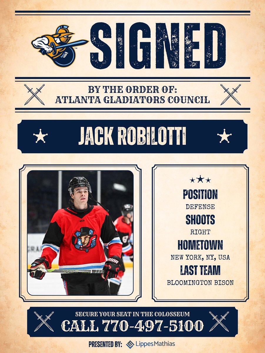 Officially a Gladiator👏👏 Welcome to Atlanta, Jack!🚨 

Watch the full video📺 youtube.com/live/DiRXYEW6h…
Presented By: <a href="/LippesMathias/">Lippes Mathias</a>