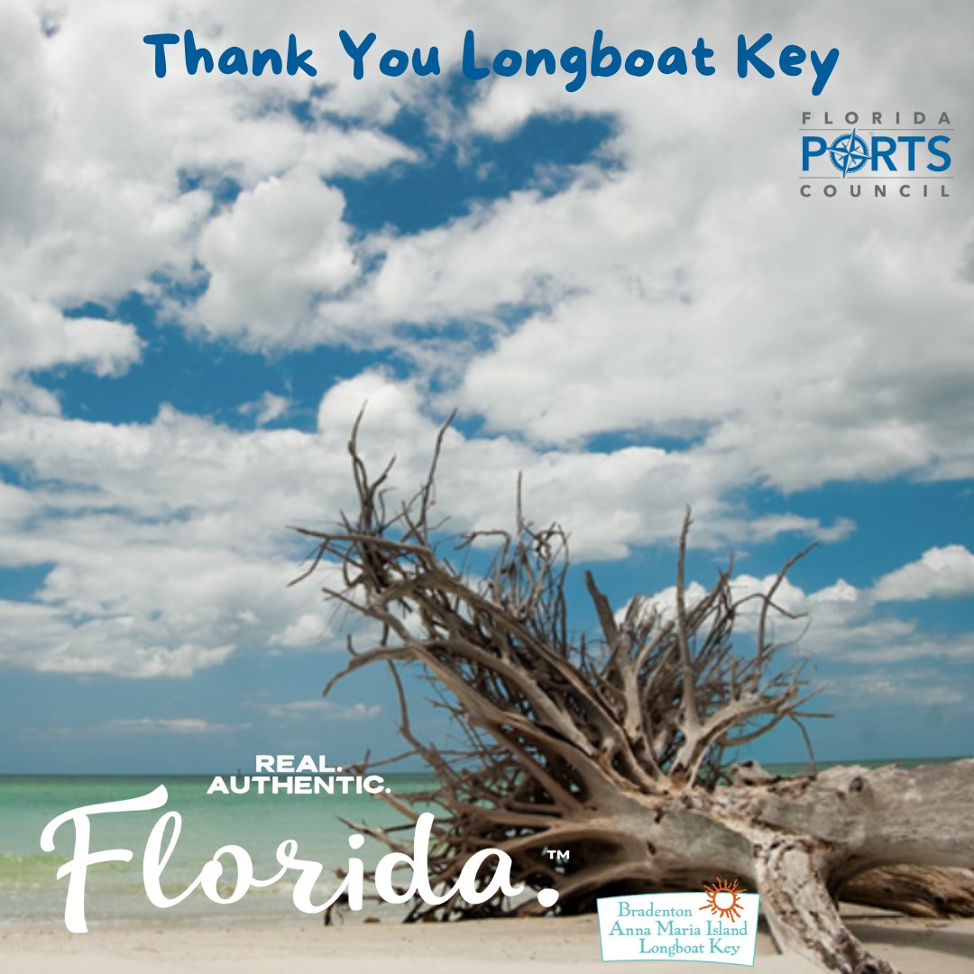 FloridaPorts's tweet image. Thank you #LongboatKey and @VisitBradenton for being such gracious hosts for the #FPC and #FSTED board meetings.