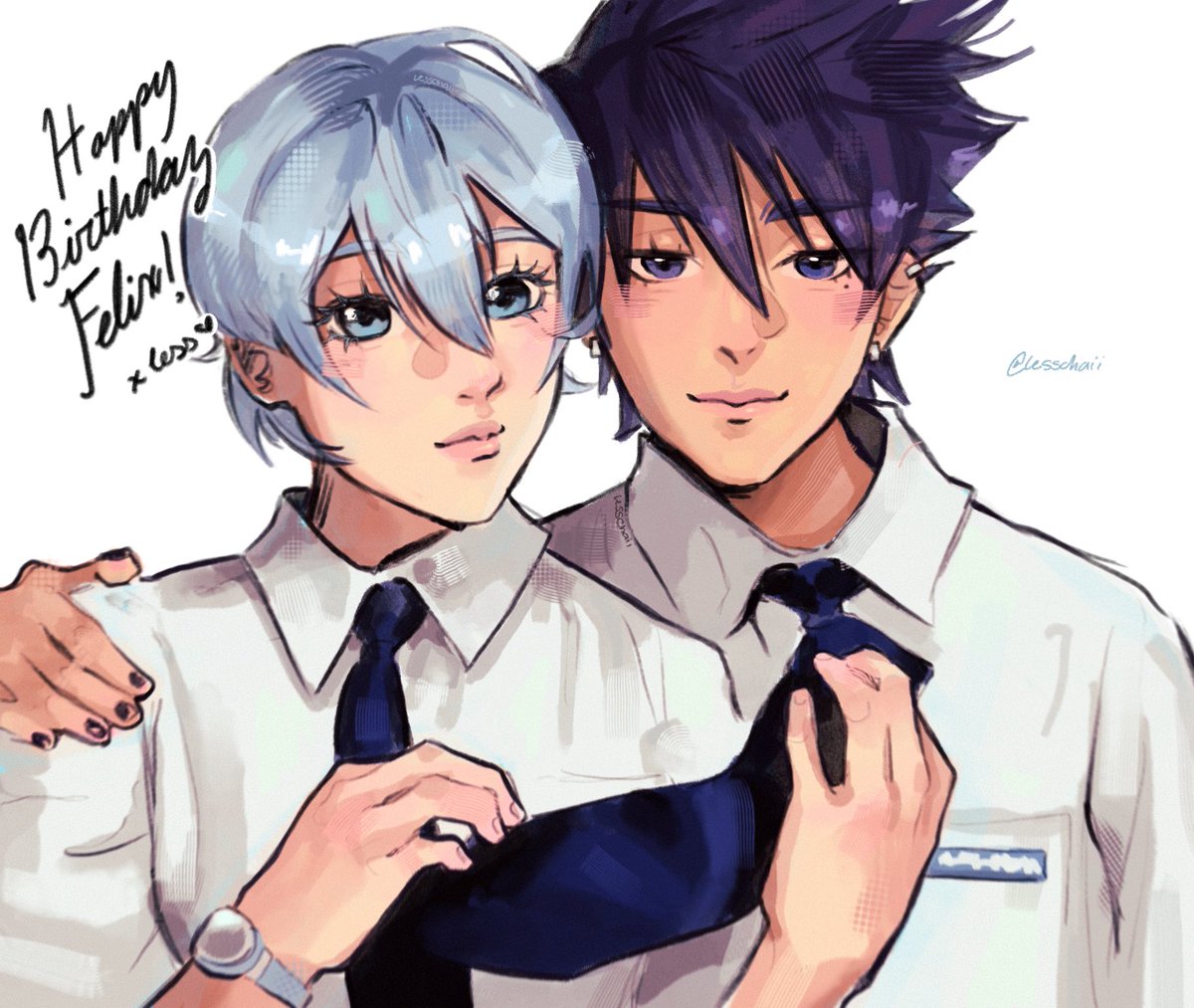 less ๐ซ (@lesschaii) on Twitter photo it was some cool cats birthday the other day <a href="/mizusabas/">๐ฆ FELIX / REN .แ is in college ๐</a> #tabiori #bllk it was some cool cats birthday the other day <a href="/mizusabas/">๐ฆ FELIX / REN .แ is in college ๐</a> #tabiori #bllk