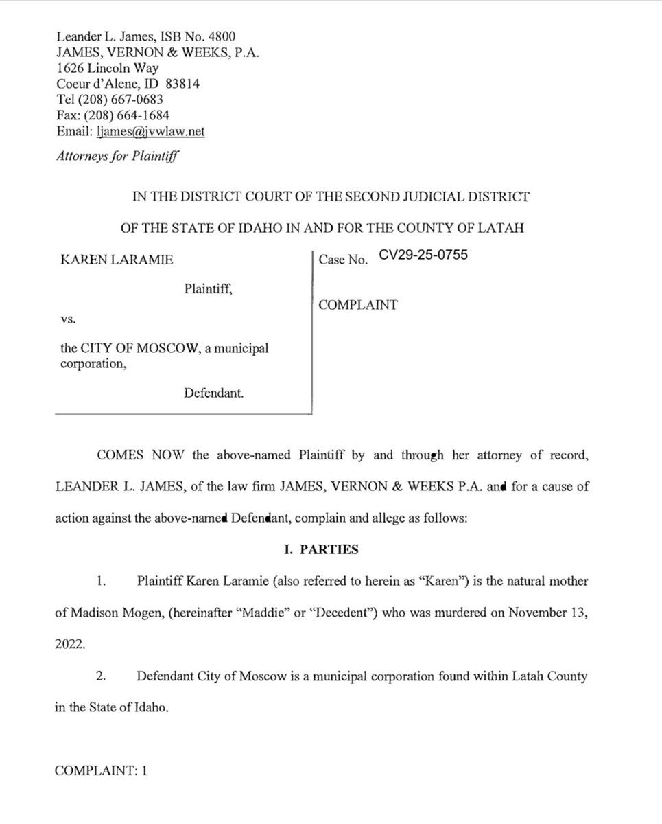 Alexandra Coenjaerts KXLY (@alex_coenjaerts) on Twitter photo The family of Ethan Chapin has expressed support for this lawsuit, filed by Madison Mogen’s family.
In response, a judge issued a temporary restraining order that stopped the City of Moscow from releasing crime scene photos of Mogen’s room.
<a href="/kxly4news/">4 News Now</a> The family of Ethan Chapin has expressed support for this lawsuit, filed by Madison Mogen’s family.
In response, a judge issued a temporary restraining order that stopped the City of Moscow from releasing crime scene photos of Mogen’s room.
<a href="/kxly4news/">4 News Now</a>