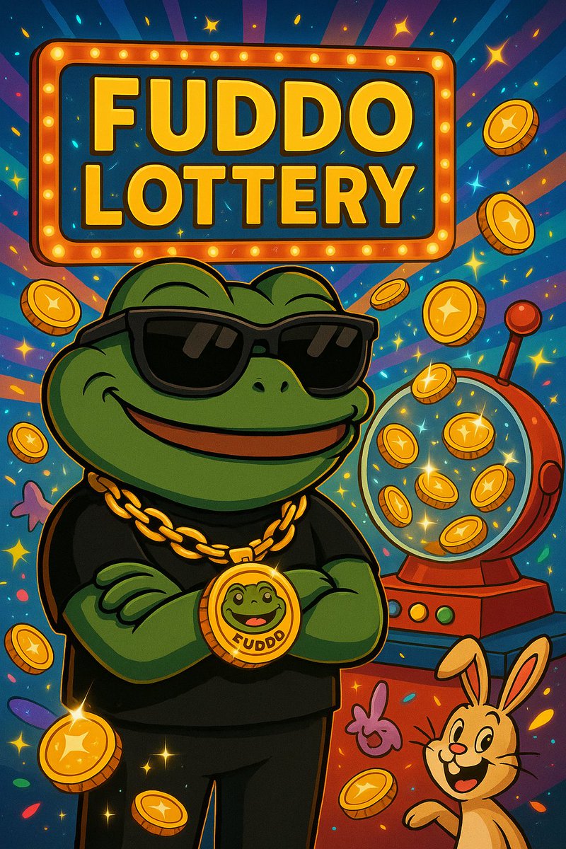 FUDDO (@fuddocoin) on Twitter photo ๐๏ธFUDDO Weekly Lotto goes live at launch.
Feeling lucky? ๐
Enter the lotto, and you can win up to 10x your entry! ๐ฐ๐
Fun โข Fair โข Frog-powered.
Every week, new winners โ maybe itโs YOU next? ๐
Wanna know more info about it:
๐ fuddo.xyz
#FUDDO #Lotto ๐๏ธFUDDO Weekly Lotto goes live at launch.
Feeling lucky? ๐
Enter the lotto, and you can win up to 10x your entry! ๐ฐ๐
Fun โข Fair โข Frog-powered.
Every week, new winners โ maybe itโs YOU next? ๐
Wanna know more info about it:
๐ fuddo.xyz
#FUDDO #Lotto